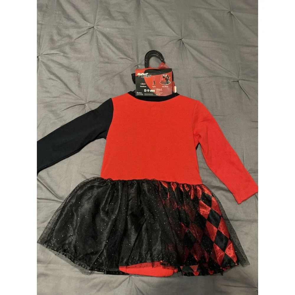 NWT Spirit Horror Harlequin Dress Costume 3 PC  Leggings  Infant 12-18 Months